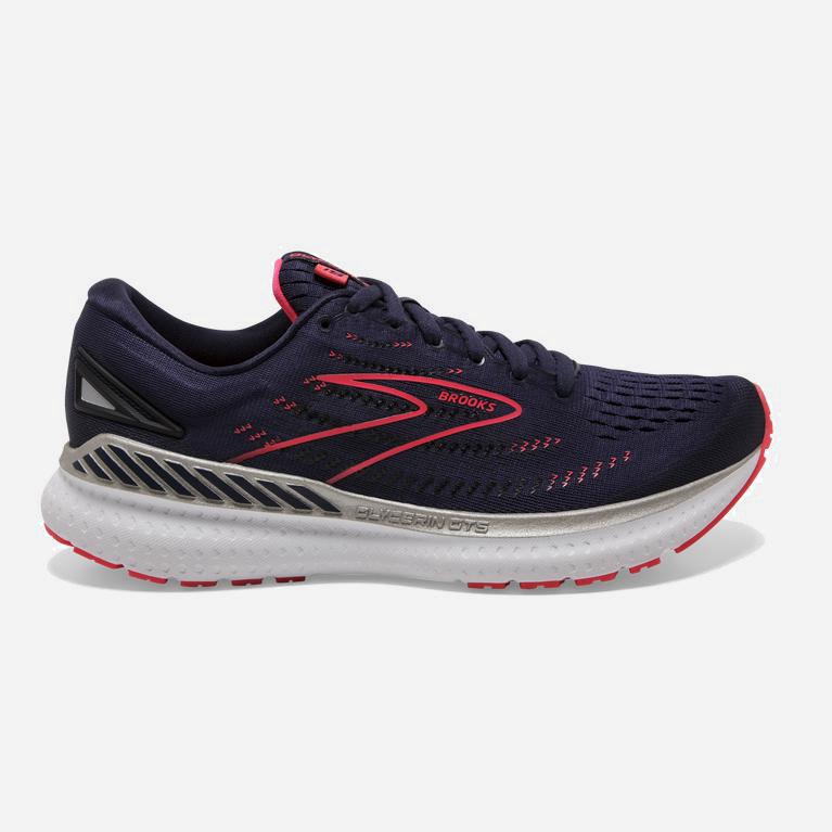 Brooks Glycerin Gts 19 Max Cushion - Zapatillas Running Asfalto Mujer - Rosas / Negras (DW7520196)